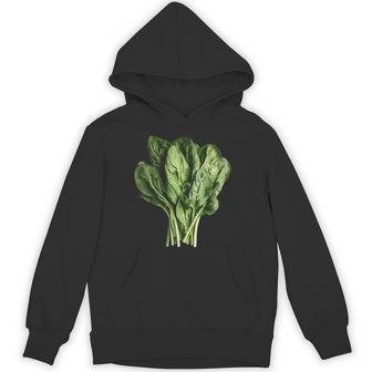 ほうれん草 野菜モチーフ イラスト ほうれん草 パーカー - Kawaiitshirt