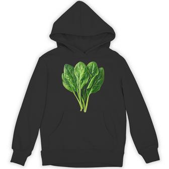 ほうれん草 野菜モチーフ 庭 ほうれん草 パーカー - Kawaiitshirt
