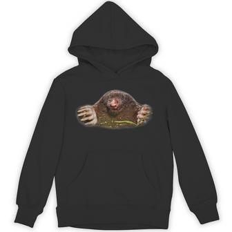 もぐらデザインイラストギフト パーカー - Kawaiitshirt