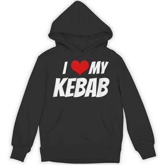 アイ・ラブ・マイ・ケバブ・ハート パーカー - Kawaiitshirt