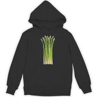 アスパラガス 野菜 グラフィックアート アスパラガス パーカー - Kawaiitshirt
