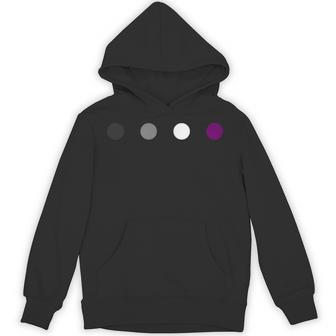 アセクシャルフラッグカラー Lgbtq Ace ジェンダープライド アロアスの格言 パーカー - Kawaiitshirt