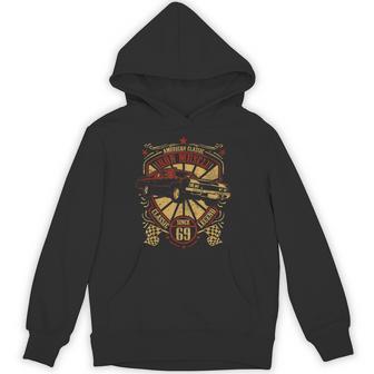 メンズ アメリカクラシック・オールドタイマー・ロカビリー・ホットロッド・マッスルカー パーカー - Kawaiitshirt