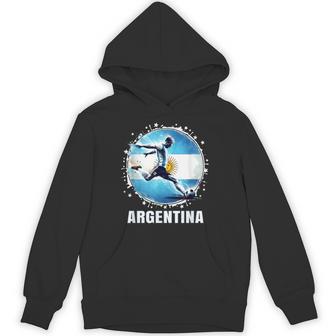アルゼンチン選手のためのアルゼンチン T シャツ レトロ ボーイズ アルゼンチン パーカー - Kawaiitshirt