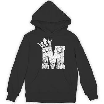 アルファベットtシャツ イニシャル文字mとキングクイーンクラウンtシャツ パーカー - Kawaiitshirt