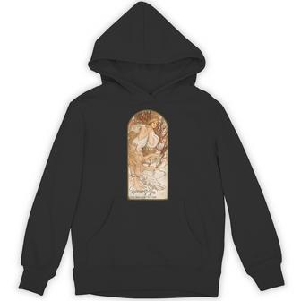 アルフォンス・マリア・ミュシャの季節 春 パーカー - Kawaiitshirt