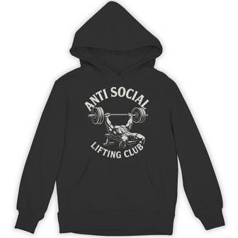 アンチソーシャルリフティングクラブベンチパワーリフティングジム パーカー - Kawaiitshirt