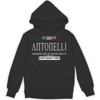 イタリアラ・ファミリア・アントネッリがミートボールで人生をつかむ パーカー - Kawaiitshirt