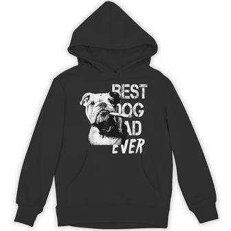 メンズ イングリッシュブルドッグ お父さん 父の日 ヴィンテージスタイル 犬 パーカー - Kawaiitshirt