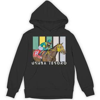 ウシュバテソロ 馬 競馬ファン デルマール サンタアニタ パーカー - Kawaiitshirt