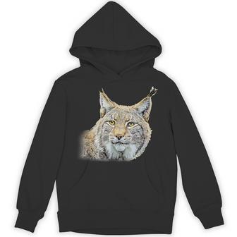 オオヤマネコのデザインオオヤマネコの野良猫ギフト パーカー - Kawaiitshirt