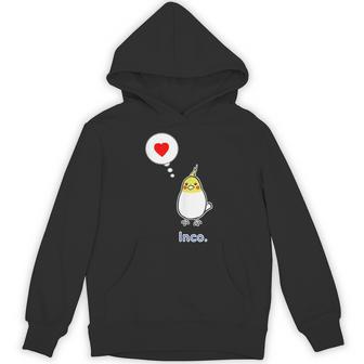 オカメインコ さん『ハート』フキダシ 鳥【どうぶつフレンズ】動物 イラスト パーカー - Kawaiitshirt