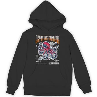 オクトパス侍 エイトアームズ 戦士 メンズ レディース パーカー - Kawaiitshirt