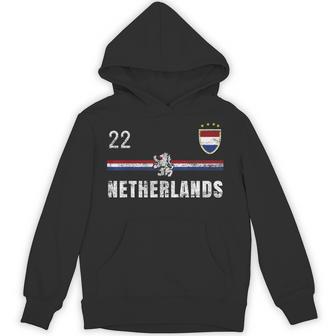 オランダ サッカーファン ジャージ オランダ国旗 フットボール愛好家 パーカー - Kawaiitshirt