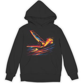 オールドスクールウインドサーフィン・セイルボード パーカー - Kawaiitshirt