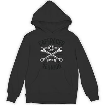 カフェレーサーtシャツ オールドタイマーデザイン パーカー - Kawaiitshirt