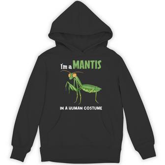 カマキリ 虫 祈るカマキリ パーカー - Kawaiitshirt