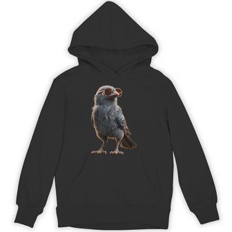 カラス 鳥 カラス ハクセキレイ ハシブトガラス クロカラス パーカー - Kawaiitshirt