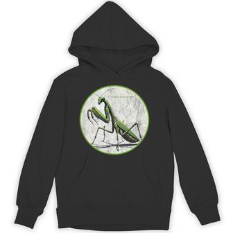 カラフル レトロ カマキリ 昆虫 ヴィンテージ デザイン パーカー - Kawaiitshirt