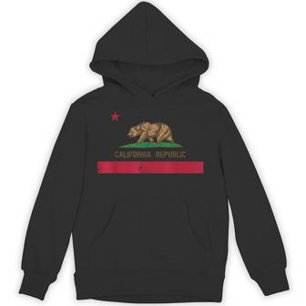 カリフォルニア州旗ベア 1846 パーカー - Kawaiitshirt