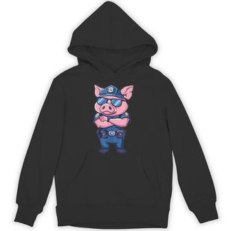 キッズ 警察豚 パーカー - Kawaiitshirt