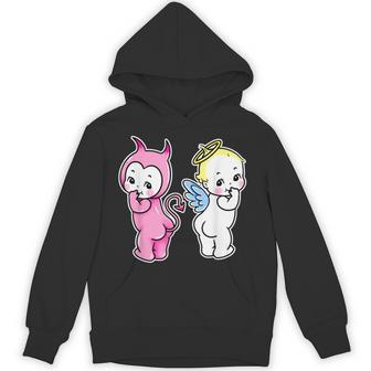 キューピー ベビー エンジェル デビル ケルブ パーカー - Kawaiitshirt