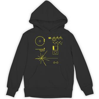 クラシック Nasa ボイジャー ゴールデンレコード 長袖tシャツ パーカー - Kawaiitshirt