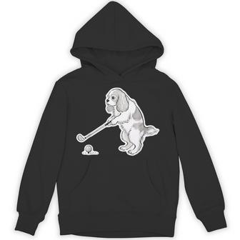 ゴルフ キャバリア グッズ おもしろ 犬 面白い 笑える 和風 パーカー - Kawaiitshirt