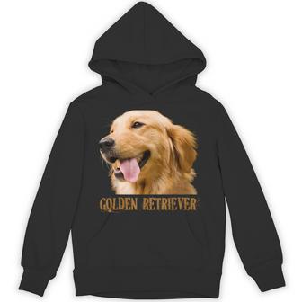 ゴールデンレトリバーの顔 ゴールデンレトリバーの犬の恋人 パーカー - Kawaiitshirt
