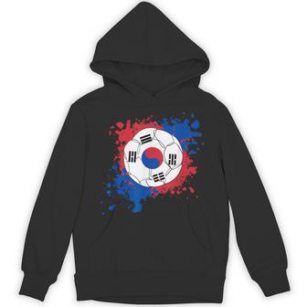 サッカーボール 韓国国旗付き パーカー - Kawaiitshirt