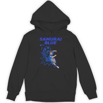 サムライブルーamurai Blue サッカー代表 漫画アニメ パーカー - Kawaiitshirt