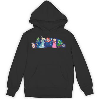 ザ・スーパーマリオギャラクシー・ムービー Heroes In Action パーカー - Kawaiitshirt