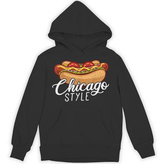 シカゴスタイル ホットドッグギフト ホットドッグ パーカー - Kawaiitshirt