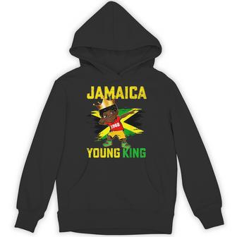 ジャマイカ キング 61Th Celebrating 1952 ブラック 男の子 キッズ 幼児 パーカー - Kawaiitshirt