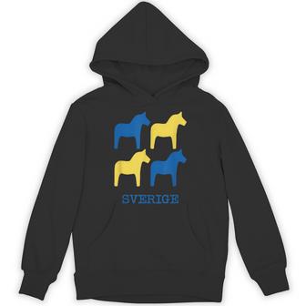 スウェーデンダラ馬スウェーデン国旗 パーカー - Kawaiitshirt