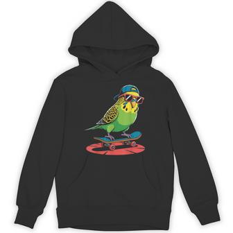 スケートボード セキセイインコ スケート セキセイインコ パーカー - Kawaiitshirt