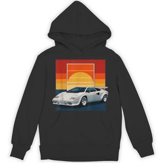スポーツカー カウンタック イタリア ファスト クラシック スー パーカー - Kawaiitshirt