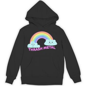 スラッシュメタルシャツ 皮肉な面白いスラッシュメタルミュージック パーカー - Kawaiitshirt