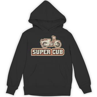 スーパーカブc100 原付バイク レトロジャパン 長袖tシャツ パーカー - Kawaiitshirt