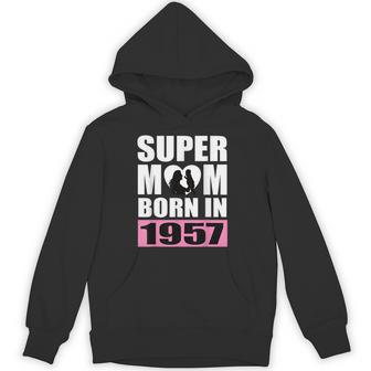 スーパー・ママ 1957年生まれ ママ 誕生日 1957年 誕生日 1957年 パーカー - Kawaiitshirt