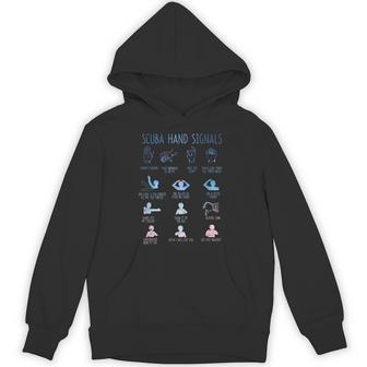 ダイバーハンドサイン 面白いスキューバダイビングシグナル チームスクワッドダイブ パーカー - Kawaiitshirt