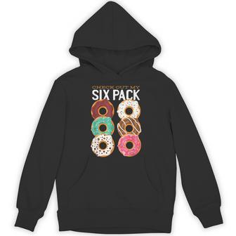 チェックアウトおれのシックスパックおもしろドーナツ パーカー - Kawaiitshirt