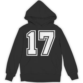 チームジャージーナンバー＃17スポーツギフト パーカー - Kawaiitshirt