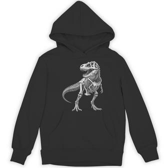 ティラノサウルス レックス スケルトン 化石 恐竜 解剖学 パーカー - Kawaiitshirt