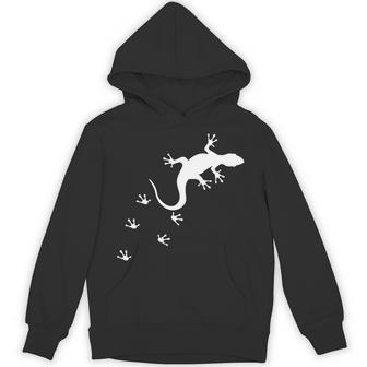 トカゲの跡 クライミング ヤモリ テラリウム 爬虫類 オーナー 長袖tシャツ パーカー - Kawaiitshirt