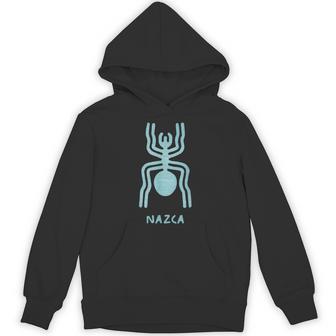 ナスカ ライン ペルーの地上絵モンキー宇宙飛行士クモ レトロ パーカー - Kawaiitshirt