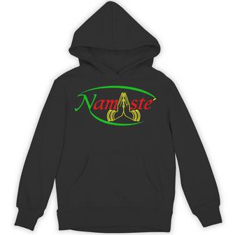 ナマステとラスタカラーヨガ。 パーカー - Kawaiitshirt