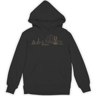 バルセロナ、スペイン エレガントなトラベルラインアートデザイン。 パーカー - Kawaiitshirt