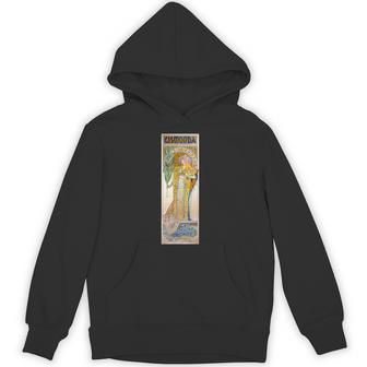 パリの女優 20世紀劇場アールヌーボー フランス パーカー - Kawaiitshirt