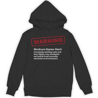 ビデオゲーマー おもしろ警告レイド&レベル ボスファイト オタクジョーク パーカー - Kawaiitshirt
